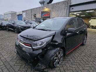  Kia Picanto 1.2 GT-Line Led Navi Camera Keyless Leder Lane-Assist Acc Ecc Stoelverw. Stuurverw. 62KW/84PK 2021/11