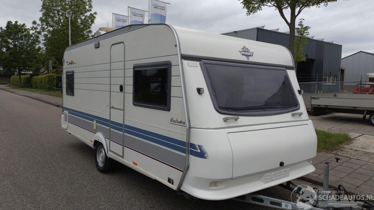 Hobby Premium 495 Exclusive Mooie indeling geen schade van particulier met voortent