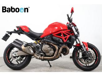 damaged motor cycles Ducati Monster 821  2015/7