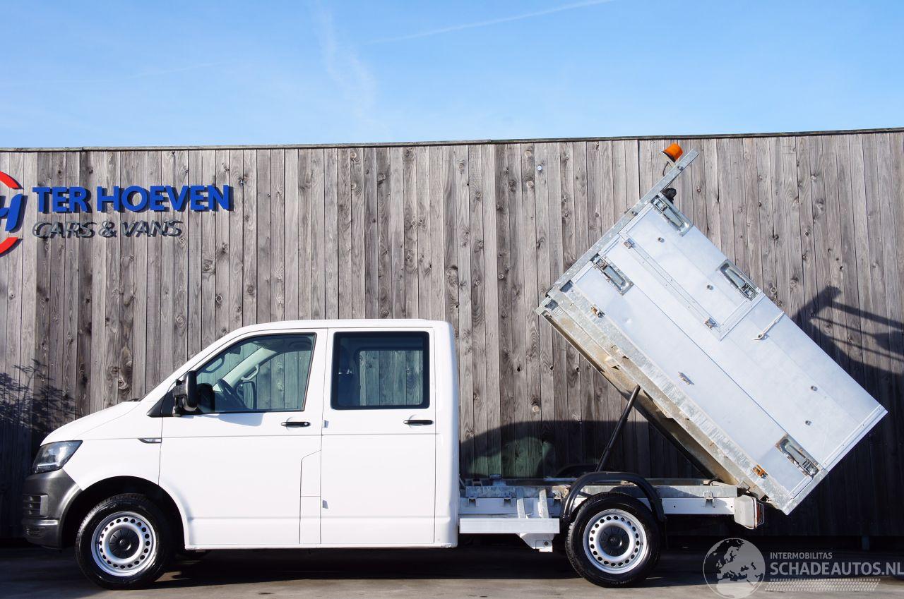 Volkswagen Transporter T6 2.0 TDi Kipper/kieper Dubbele Cabine Airco 7-Persoons 75KW Euro 6