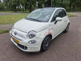 krockskadad bil auto Fiat 500 1.0 HYBRID RED 2022/11