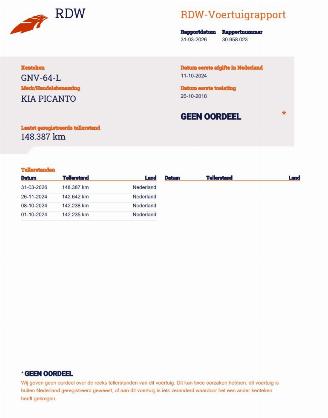 Kia Picanto 1.0 MPI Comfort-Line Navi Airco picture 25