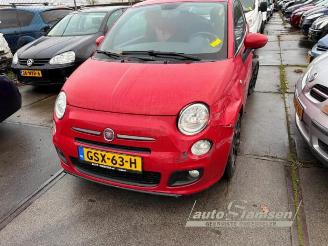 Vrakbiler auto Fiat 500 500 (312), Hatchback, 2007 0.9 TwinAir 85 2013/5