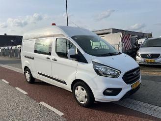 krockskadad bil bedrijf Ford Transit Custom 2.0 TDCI 96KW L2H2 LANG HOOG AIRCO KLIMA EURO6 2019/7