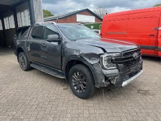 krockskadad bil bedrijf Ford Ranger 2.0D 150KW WILDTRAK DOUBLE CAB.  AUT. KLIMA LEER NAVI 2024/6