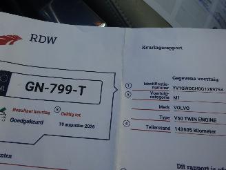 Volvo V-60 D6 TwinEngine 162kw Plug-in Hybride, Leer, Navi, Airco, Trekhaak picture 23