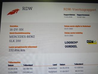 Mercedes SLK 200 SLK Cabrio  232.000km Nap  topstaat  parkeerschade picture 7