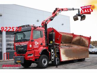 Schade vrachtwagen MAN TGS 43.510 8X8 Widespread Palfinger Q170Z84TI Kran 62.358 km!! 2024/1