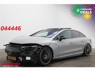 Voiture accidenté Mercedes EQE AMG 53 4MATIC+ 90 kWh Pano 360° HUD AR Burmester 830 km!! 2025/6