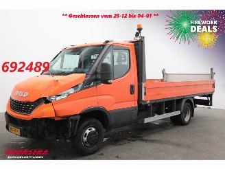 skadebil bedrijf Iveco Daily 35C14H Hi-Matic Pritsche Airco AHK LBW 2022/10