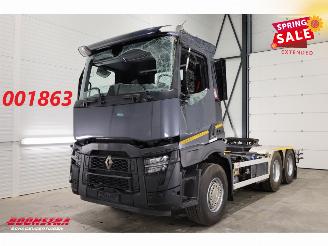 damaged trucks Renault  480 ACC 2X PTO Hydrauliek AJK Kip / Schiebe 6X4 144.786 km! 2023/4