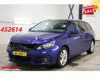 Voiture accidenté Peugeot 308 SW 1.5 BlueHDi Active Pano Leder Navi Clima Cruise PDC 104.203 km! 2019/2