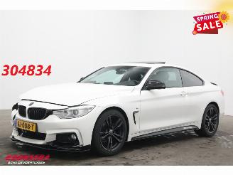 Schadeauto BMW 4-serie Coupé 420i Aut. M-Sport Schuifdak BiXenon Navi Clima Cruise SHZ 175.242 km! 2015/6