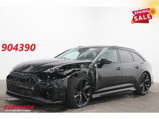 Schadeauto Audi Rs6 Avant 4.0 TFSI Quattro Dynamic Pano HUD 360° AHK B&O Memory 2023/7