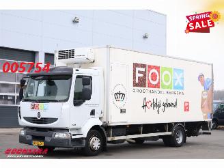 bruktbiler vrachtwagen Renault Midlum 220.12 Kuhlkoffer Thermo King Dhollandia LBW Euro 5 2011/9
