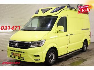 Tweedehands bestelwagen Volkswagen Crafter 2.0 TDI 175 PK DSG Ambulance RTW 2X Schuifdeur Leder Lucht 360° Camera 2019/12