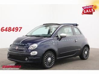 Schadeauto Fiat 500C 1.2 Riva Leder Navi Airco PDC 2017/1