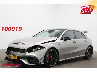 krockskadad bil auto Mercedes A-klasse AMG 35 4MATIC Night Pano LED Apple/Android Camera 2019/5
