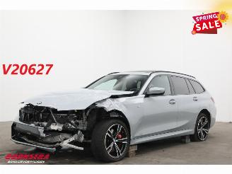 krockskadad bil auto BMW 3-serie Touring 318i M-Sport Pano LED Leder ACC Apple/Android Camera 2025/6