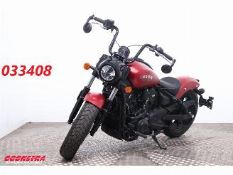 danneggiata motocicli Indian Scout Bobber Limited ABS LED Cruise 140 km!! 2025/12