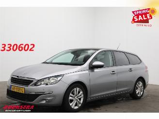 skadebil auto Peugeot 308 SW 1.6 BlueHDI Executive Pack Pano Navi Clima Cruise Camera PDC AHK 2015/12