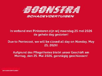 uszkodzony samochody osobowe   Tweede Pinksterdag gesloten 