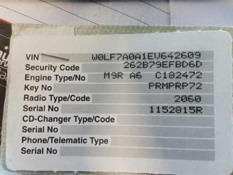 Sloopauto Opel Vivaro Vivaro, Van, 2000 / 2014 2.0 CDTI 2012