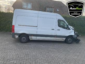 rozbiórka samochody osobowe Mercedes Sprinter Sprinter 3,5t (907.6/910.6), Van, 2018 314 CDI 2.1 D FWD 2019/2