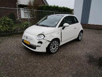 skadebil auto Fiat 500 Twin Air Navi Airco 2011/10