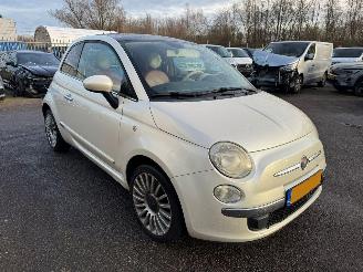 Vaurioauto  passenger cars Fiat 500 1.2 Lounge AUTOMAAT 2010/7