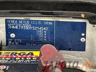 Honda Civic Civic (EJ/EK), Hatchback 3-drs, 1995 / 2001 1.4i 16V picture 12