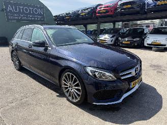 krockskadad bil auto Mercedes C-klasse 180 Autom. 115KW AMG Sport Edition Clima Navi Led Xenon NAP 2017/1