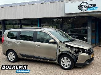 Unfallwagen Dacia Lodgy 1.2 TCe Lauréate Navi Airco Cruise Orig NL+NAP 2013/5