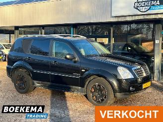 Unfall Kfz Van Ssang yong Rexton SSangYong RX 270 XVT Automaat Leer Memory Cruise Clima Sapphire 2011/6