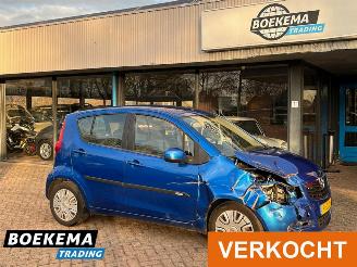 krockskadad bil auto Opel Agila 1.2 Edition Airco Toerenteller Trekhaak 2013/1