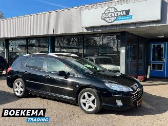 Vaurioauto  passenger cars Peugeot 407 2.0 Signature Pack Premium Panorama Navigatie Leer Cruise 2010/10