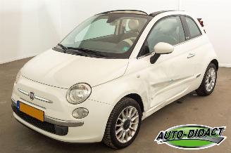 Schadeauto Fiat 500 Cabrio 1.2 Automaat Airco Lounge 2010/8