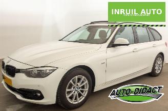 Schadeauto BMW 3-serie 318i Automaat Elek Dak Clima Navi Leder Corporate Lease Executive 2018/2