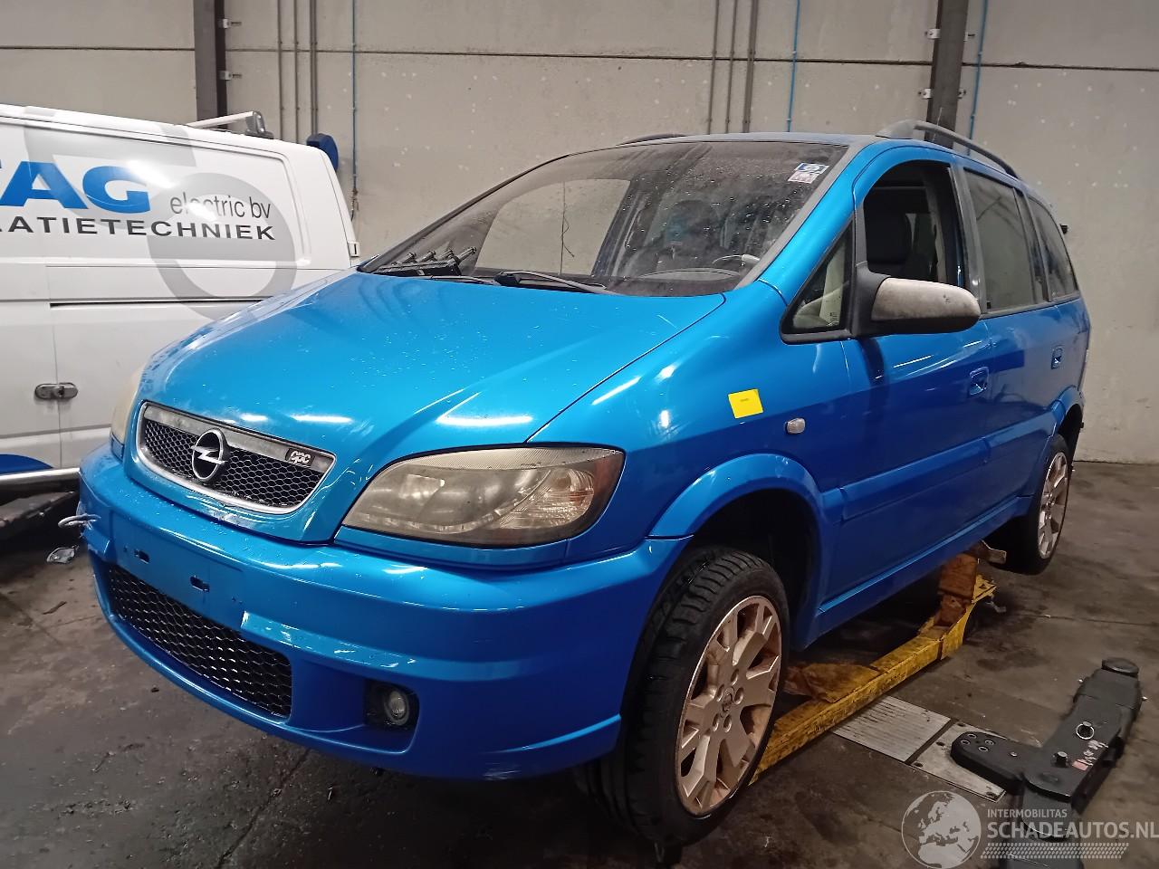 Opel Zafira Zafira (F75) MPV 2.0 16V Turbo OPC (Z20LET(Euro 4)) [141kW]  (09-2001/=
07-2005)