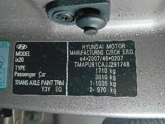 Hyundai Ix20 iX20 (JC) SUV 1.4i 16V (G4FA) [66kW]  (11-2010/07-2019) picture 6