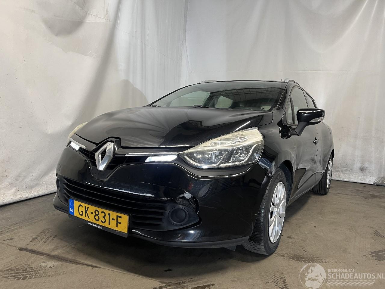 Renault Clio Clio IV Estate/Grandtour (7R) Combi 5-drs 1.5 Energy dCi 90 FAP (K9K-6=
08(K9K-B6)) [66kW]  (11-2012/08-2021)