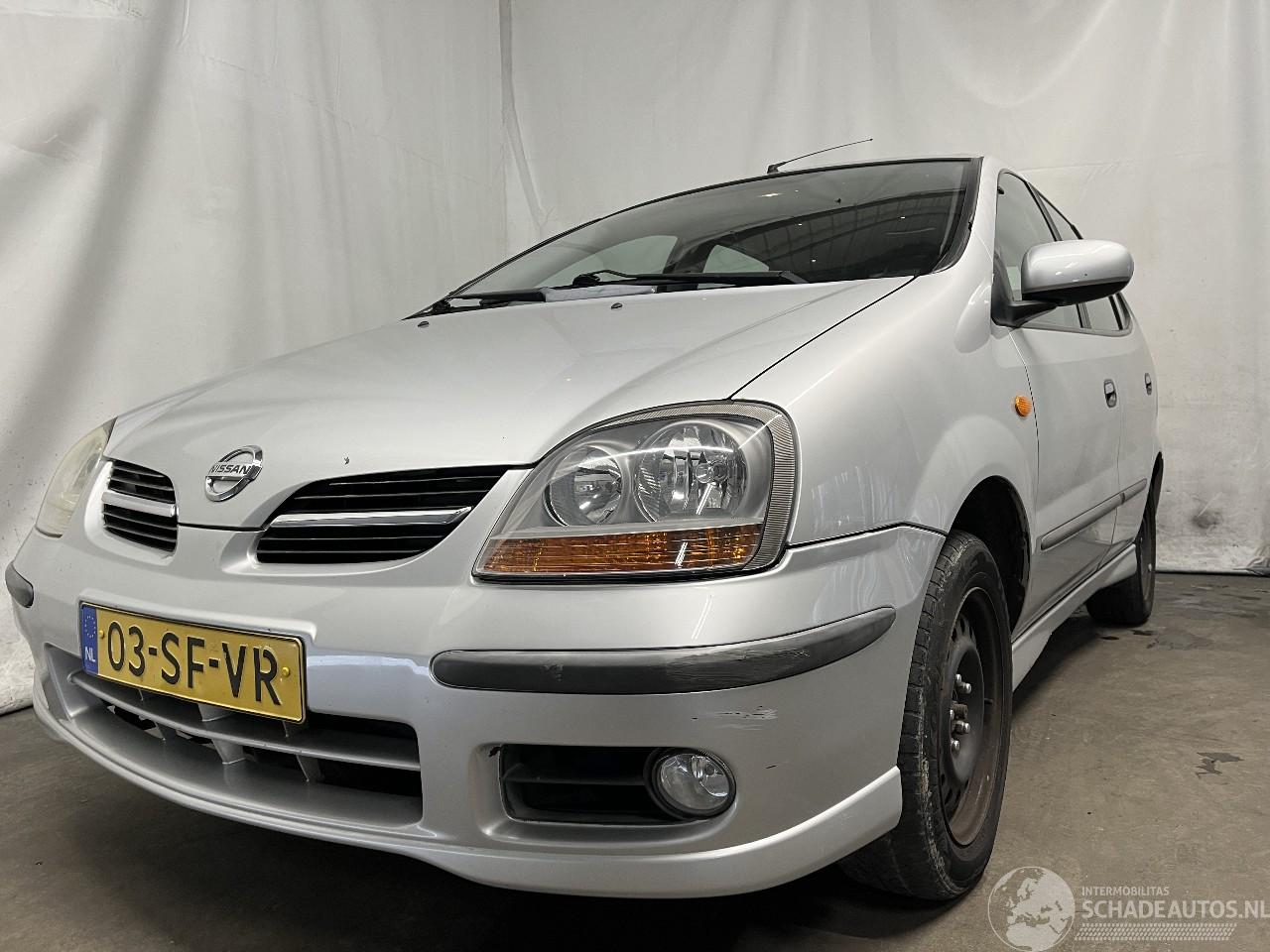 Nissan Almera Almera Tino (V10M) MPV 1.8 16V (QG18DE) [85kW]  (12-2002/02-2006)