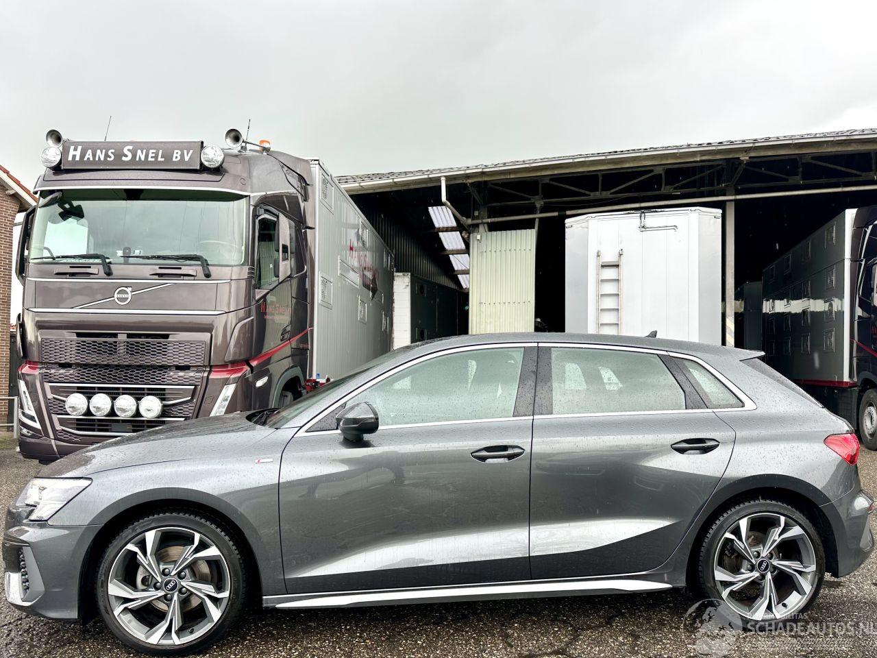 Audi A3 gereserveerd Sportback 30 TFSI Hybrid 122pk aut + f1 S-Edition - nap - 3x S-line - virtual - front + line assist - keyless entry + start