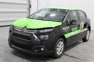 damaged passenger cars Citroën C3  2021/10