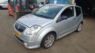 Démontage voiture Citroën C2 2005 1.6 16v NFU Grijs EZRC onderdelen 2005/4