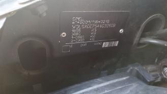 Opel Meriva A 2003 1.6 16v Z16XE 2003 Zwart Z20R onderdelen picture 13