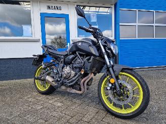 damaged motor cycles Yamaha  MT07 35KW 2018/4