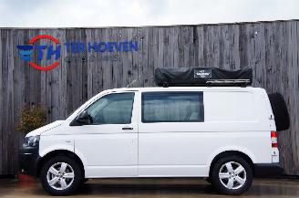 krockskadad bil auto Volkswagen Transporter T5 2.0 TDi L1H1 Dubbel Cabine Daktent! Trekhaak 75KW Euro 5 2014/1