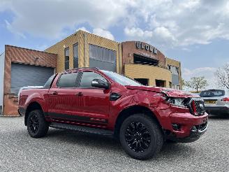 krockskadad bil bedrijf Ford Ranger 2.0 TDCI Autom. Stormtrak DC 4WD Navi Clima 2021/12