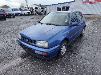 Purkuautot passenger cars Volkswagen Golf 3 1.8 Blauw LR5V Onderdelen ADZ Motor 1996/3